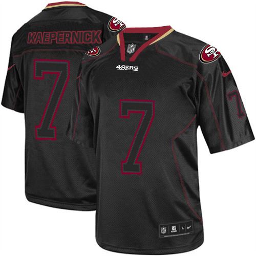 Youth Limited Colin Kaepernick Nike Jersey Lights Out Black - #7 NFL San Francisco 49ers